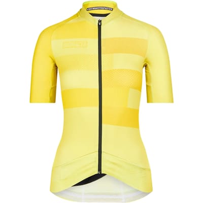 Bioracer Epic Korte Mouw Wielertrui Geel S Vrouw