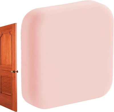Deur Stopper - Wandbeschermer Muur - Muren Beschermen - Zelfklevend Ontwerp - 42x41x41 mm - Roze