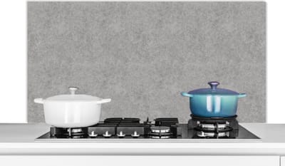 Spatscherm keuken 120x60 cm - Kookplaat achterwand Beton - Oud - Patroon - Muurbeschermer - Spatwand fornuis - Hoogwaardig aluminium