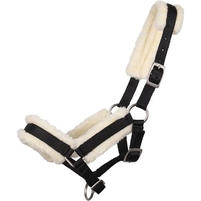 Halsband voor veulen met vacht Q-essentials