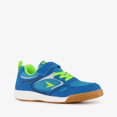 Dutchy Rebound kinder zaalschoenen blauw groen - Gymschoenen - Maat 26 - Uitneembare zool