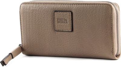 FREDsBRUDER Leren Portemonnee Airy Wallet Taupe Lichtbruin