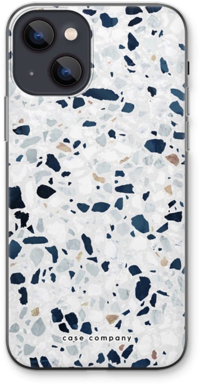 Case Company® - Hoesje geschikt voor iPhone 13 hoesje - Terrazzo N°1 - Soft Cover Telefoonhoesje - Bescherming aan alle Kanten en Schermrand