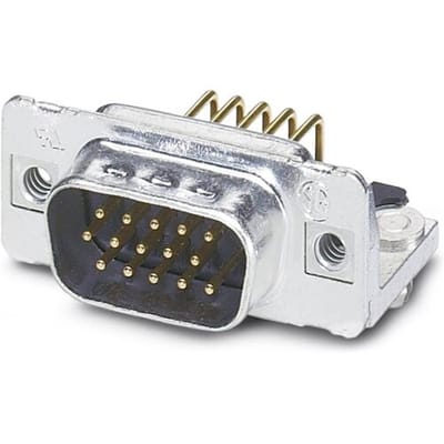 Phoenix Contact VS-09-ST-DSUB-HD-ER 1655098 D-sub male connector 90 ° Aantal polen: 15 Solderen 10 stuk(s)