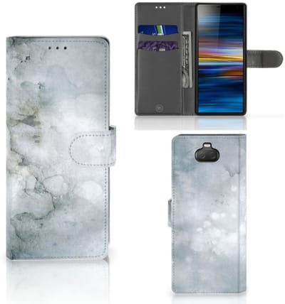 Hoesje Sony Xperia 10 Painting Grey