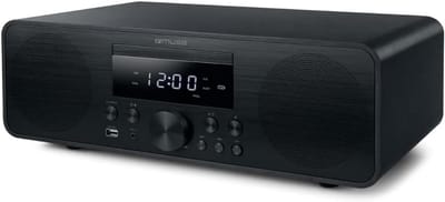 Bluetooth Microset met CD, Radio en USB - 80W Stereo Muzieksysteem in Houtdesign