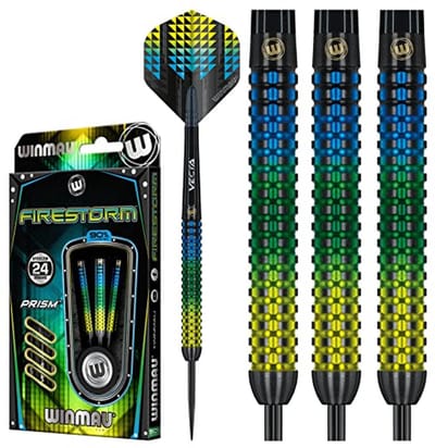 Tungsten Darts Set - Sport Darts - Precisie Werpen - Mill-Grip Technologie - 24 Gram - Zwart
