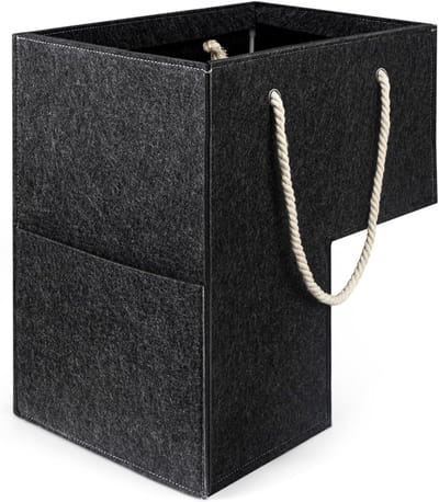 Trapmand - Opbergmand - Trap Netjes Houden - L-vorm Ontwerp - 42 x 42 x 25.5 cm - Donkergrijs