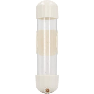 Vogelkooi Waterbak Lekvrij Automatische Papegaai Waterdispenser voor Klein Middelgroot Groot L wit