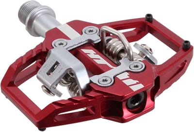 Klikpedalen Rood voor Fietsen - Lichtgewicht CNC Aluminium