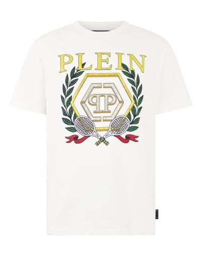 Round Neck T-Shirt Tennis Crest