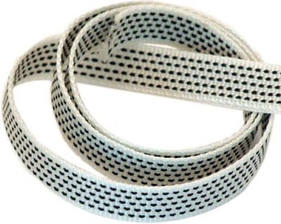 Rolluikband - Rolluiklint per 1 meter Zwart/Wit voor Rolluiken 14 mm