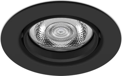 Philips Impala inbouwspot - 1-lichts - zwart - rond