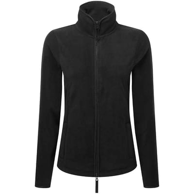 Premier Dames/Dames Artisan Contrast Trim Fleece Jacket (Zwart/Zwart)