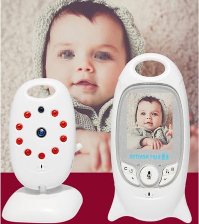 Babyfoon Video - Draagbare Monitor - Kind Bewaken - Tweeweg Communicatie - 2 Inch LCD - Wit