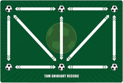 Voetbal Trainingsmat | Slijtvaste Trainingsmat | Veilige Wasbare Behendigheidsuitrusting voor Binnen Buiten Oefeningen - Amateur Ouders Trainers Gamers Binnen Buiten