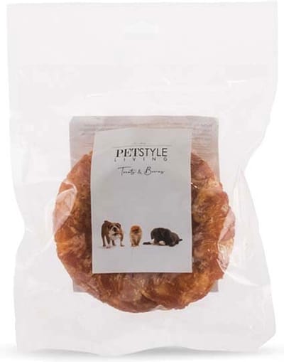 Petstyleliving Gepofte ring met kip 12,5cm