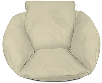 Hangstoelkussen Beige - Comfortabel Kussen voor Draaistoel, Hangschommel en Tuin