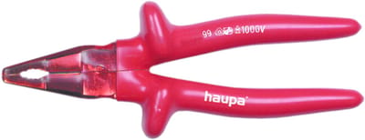 Haupa VDE geïsoleerde Combinatietang 185 mm - 1000V - DIN ISO 5746 - IEC 60900:2012-norm - geïsoleerde bek - 2-kleurige dompelisolatie