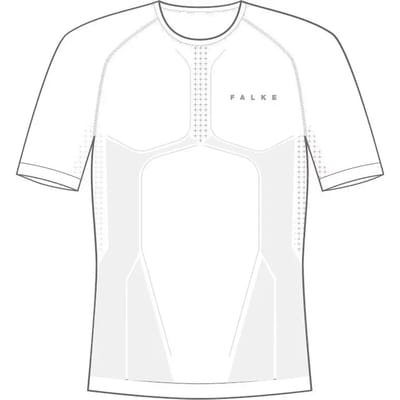 FALKE Warm Shortsleeved Shirt sneldrogend functioneel functioneel shirt met korte mouwen heren wit - maat S