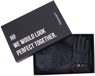 TRESANTI | DEMPSEY I Giftset flatcap and gloves | Blauw