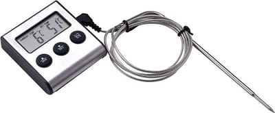 Basic Culinair Digitale braadthermometer met timer