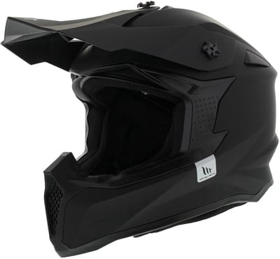 MT Falcon crosshelm solid mat zwart