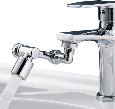 Kraanverlengstuk - multifunctioneel - draaibare kraan - met adapter - geschikt voor badkamer en keuken