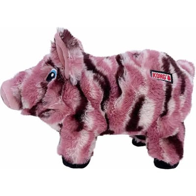 Hondenknuffel varken Kong Low Stuff Stripes