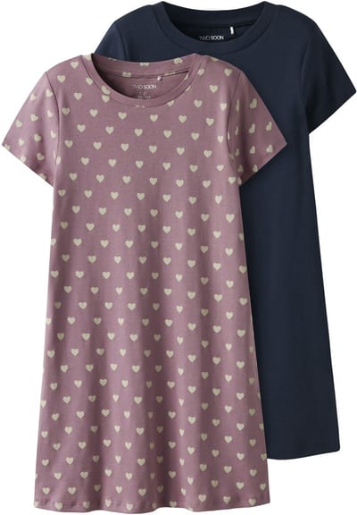 NAME IT - TKFLOX 2P SS DRESS NOOS - Meisjes - Jurken