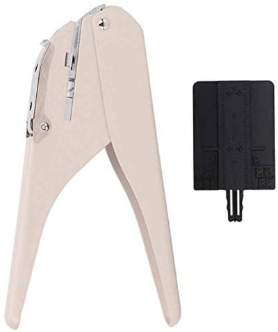 Dailygoods- Perforator 1-Gaat - 6 Vellen Capaciteit - Ergonomische Handgrepen - Antislip - Creatieve Accessoires - Inclusief Gaatjesverzamelaar - Gaatjesmaker