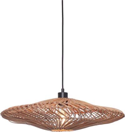 GOOD&MOJO Hanglamp Zanzibar - Rotan - Ø55cm - Modern - Hanglampen Eetkamer, Slaapkamer, Woonkamer