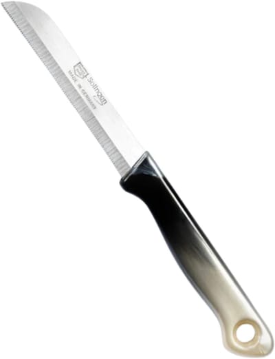 Solingen Keukenmessen Set 6 Stuks – Schilmessen & Kartelmessen RVS – Zwart Ivory / Champagne – Allround Keukenmes voor Groenten, Fruit, Vlees & Vis – Professionele Messen Set – Ergonomisch Handvat – Scherp Keukenmes – Duitse Kwaliteit-Made in Germany