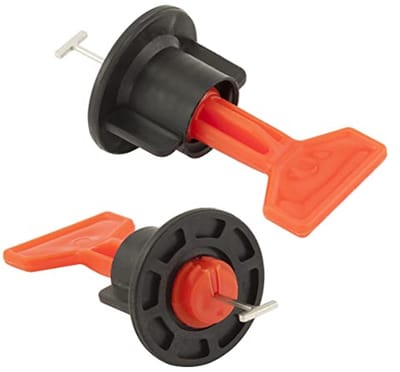 Nivelleringssysteem voor Tegels - Herbruikbare Tegelleghulp met Speciale Sleutels - 100 Stuks voor Voegbreedtes 2-6 mm