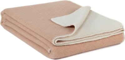 Most - Omkeerbare wollen bed deken Cuban Sand - 140 x 200 cm - beige-wit