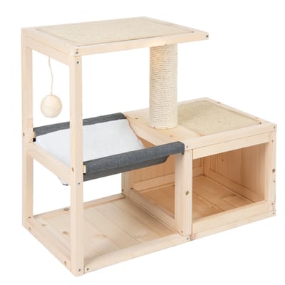 - L 70 x B 35 x H 60 cm -  Modern Living Kattenhuisje Bora Bora