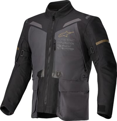 Alpinestars ST-7 2L GORE-TEX® Deep Grijs Zwart Donker Khaki Motorjas - Jas