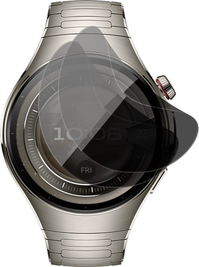 Privacy Screenprotector geschikt voor Huawei Watch 5 46mm - 2x FlexGuard Screen Protector