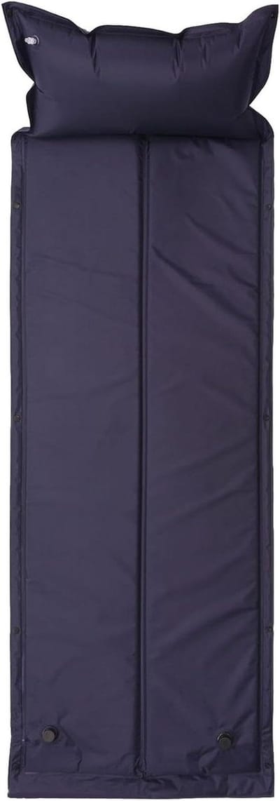 Kampeer Mat - Luchtbed Slaapmat - Buiten Slapen - Ergonomisch Ontwerp - 183 x 60 x 2.5 cm - Marineblauw