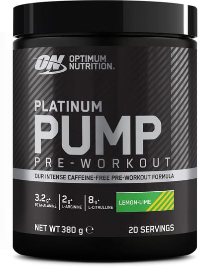 Optimum Nutrition Platinum Pump Pre Workout - Lemon Lime - 380 gram (20 Servings)