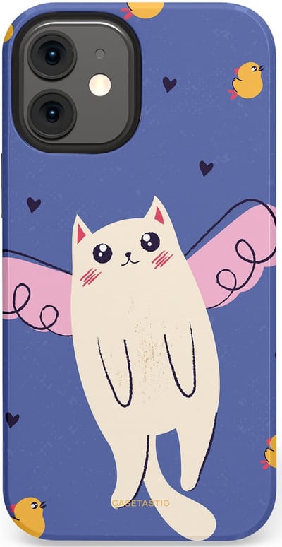 Casetastic Hoesje Geschikt voor Apple iPhone 12 Mini - Stijlvolle Beschermende Duo-layer Case - Kuikendief