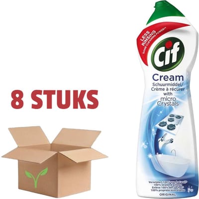 Cif Original Cream - 8 x 750 ml - Schuurmiddel