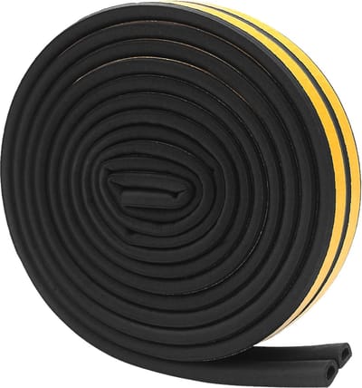 Weer Stripping voor Deur en Raam - Zelfklevende Venster Seal Foam Strip voor Geluidsisolatie en Isolatie Gap Blocker (Pack van 2, 10 Meter)