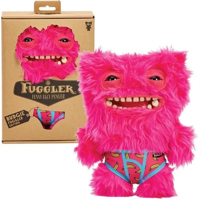 Fuggler WideEyed Tooths Monster Knuffelpop Zacht Knuffeldier Ondergoed Serie Kloof Tandig Monstrositeit Knuffel