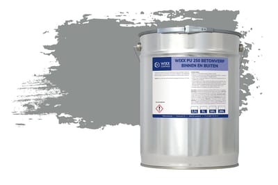 Wixx PU 250 Betonverf Buiten en Binnen - 2.5L - RAL 7042 | Verkeersgrijs A