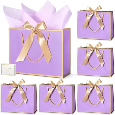 30 stuks papieren geschenkzakjes met handvatten voor bruiloften, verjaardagen en feestjes
