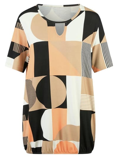 Shirt ronde hals Van Emilia Lay wit