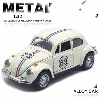 1:32 Vintage Die-Cast Racewagen Speelgoed, Hoge Kwaliteit Metaallegering, Handmatige Pull-Back, Geschikt Voor Leeftijden 3+, Verzamelaar Klassieke Auto gray