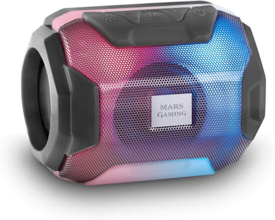 Draagbare Bluetooth Speaker met RGB Verlichting, 10W, USB, MicroSD en Radio