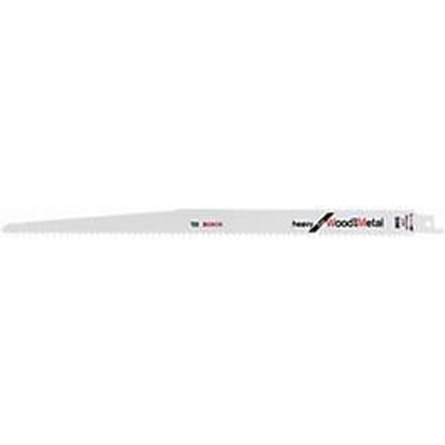 Bosch Accessories 2608654834 Reciprozaagblad S 1411 DF, Heavy for Wood and Metal, verpakking van 2 stuks Zaagbladlengte 300 mm 2 stuk(s)